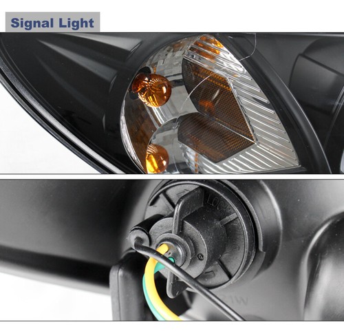 For 2007 2008 2009 2010 Elantra LED Halo Projector Headlight Headlamp Lamp Black - Bild 7 von 12
