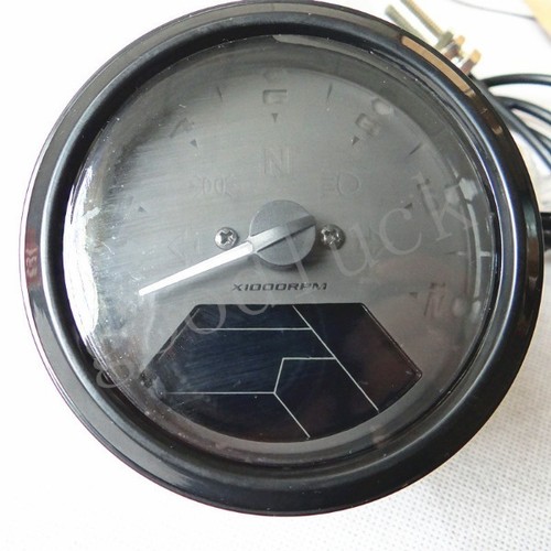 12000rpm KMH/MPH LCD Digital Odometer Speedometer Tachometer Motorcycle Scooter - Picture 4 of 9