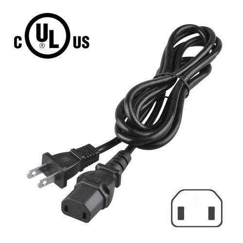 Cavo di alimentazione CA UL 6,6 piedi per lettore CD interattivo Philips CDI-205 CDI-910 - Foto 3 di 6