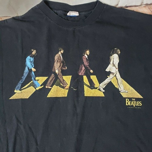 VTG The Beatles T-Shirt Abbey Road 90s Extra Large XL Cronies USA Made Cotton - Picture 11 of 12