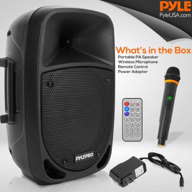 bluetooth pa speaker with microphone