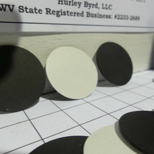 Qty 25: 2" x 1/16" Plastic PSA Standoff Disc Spacer Washer - Made in USA