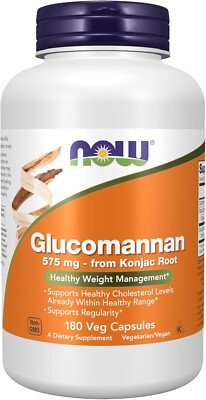''Glucomannan 180 Count Dietary Supplement for Healthy Weight Management ''