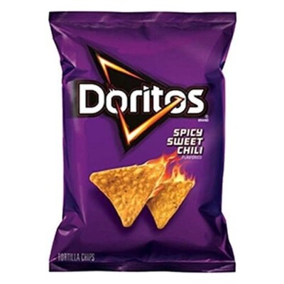 917744 1 x 311.8g BAG FRITO LAY DORITOS SPICY SWEET CHILI FLAVOUR TORTILLA CHIPS