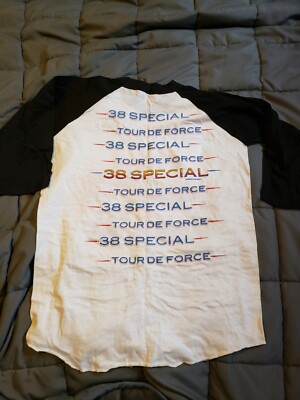 38 Special T Shirt Vintage 1984 Tour De Force w/.tix stub Medium
