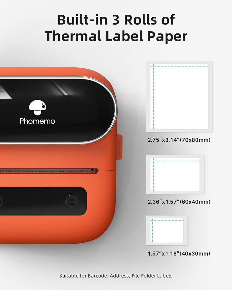 Bluetooth Thermal Label Printer M220 for Barcodes & Address Labels Bluetooth Thermal Label Printer M220 for Barcodes & Address Labels