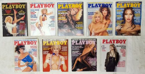 Vintage PLAYBOY 1985 Lot of 9 (January thru September) - EXCELLENT CONDITION!!