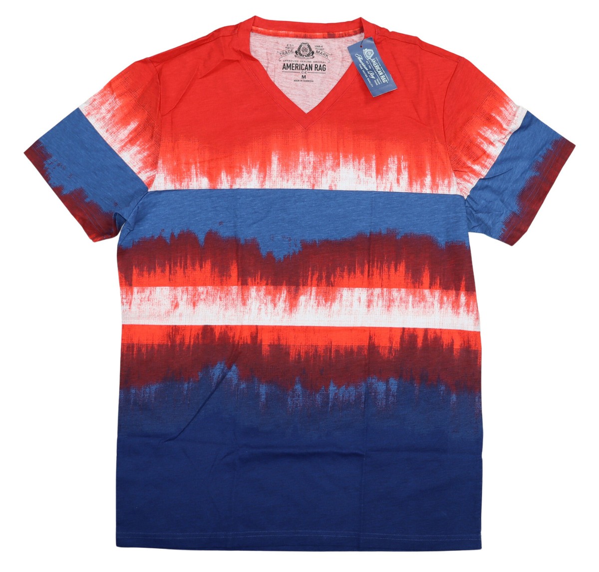 American Rag Men's Graphic Print Short Sleeve T Shirt American Rag Men's Graphic Print Short Sleeve T Shirt