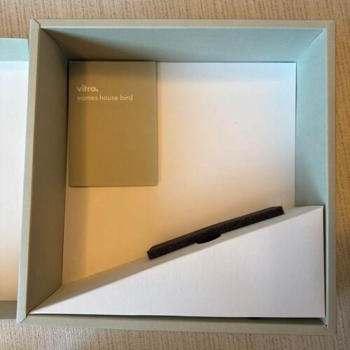 Vitra Eames Haus Vogel Massivholz schwarz Ornament Vitra Design Museum mit Box JP - Bild 7 von 7