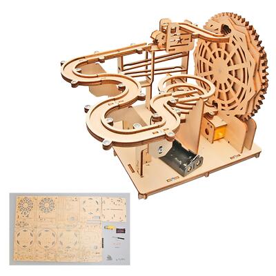 3D Holzpuzzle Pädagogisch Kreativ Handwerk Marmor Labyrinth Lauf Modell für