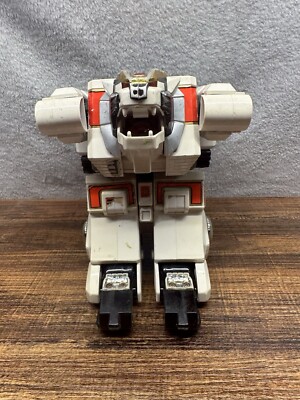 Vintage Power Rangers Mighty Morphin White Tiger Zord Megazord Bandai Damaged