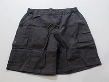 Tacvasen Men's Stretch Waist Casual Cargo Shorts EJ3 Dark Gray Size 36 NWT
