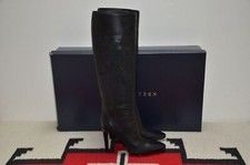 Ralph Lauren Collection Purple Label Tolliver Embroidery Leather Riding Boots