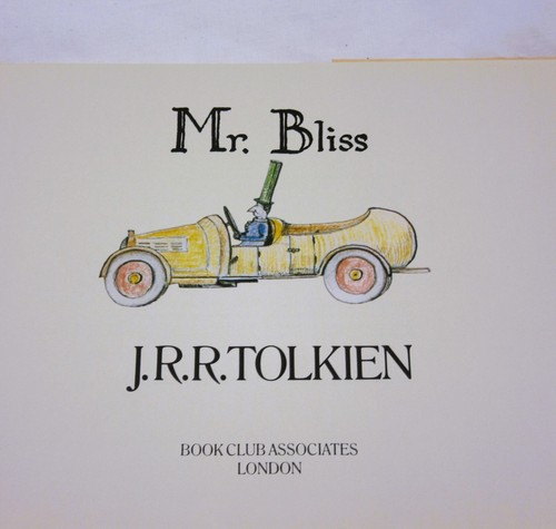 Mr. Bliss - J.R.R. Tolkien - BCA Erstausgabe 1982 -HB/ DJ - Bild 3 von 7