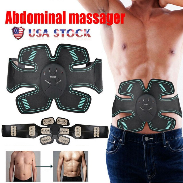 US EMS Trainer Abdominal Toning Muscle Gym Abs Smart Fitness Belt