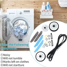 12001541 Dryer Drum Repair Kit 6-3700340 WP33002535 AP4037304 for Kenmore Amana