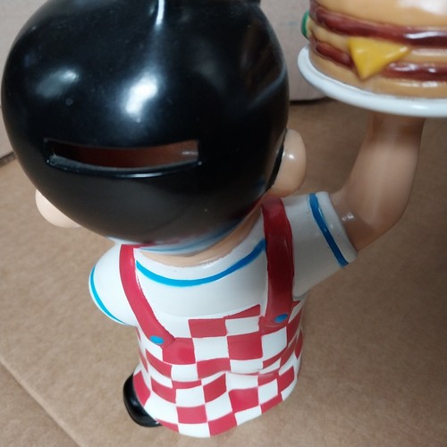 Funko Vintage 1999 Bob's Big Boy con Hamburguesa Vinilo Goma 8" Alto Banco de Monedas V - Imagen 3 de 7