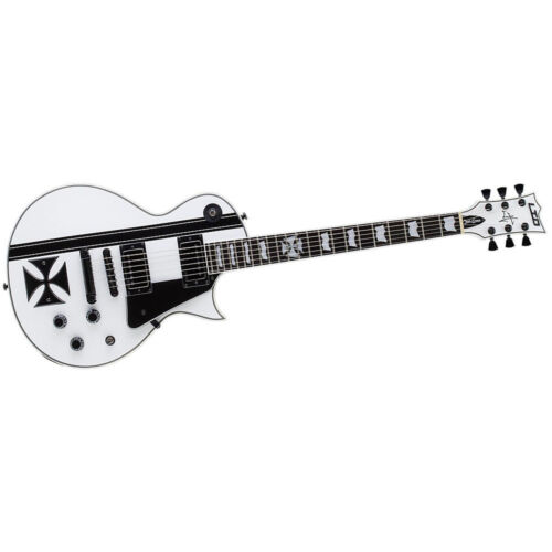 ESP LTD James Hetfield Signature Iron Cross Electric Guitar Snow White - Zdjęcie 1 z 1