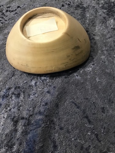 schale aus Ahorn Holz 13 cm Durchmesser sehr elegante Form kleines Schmuckstück - Bild 5 von 5