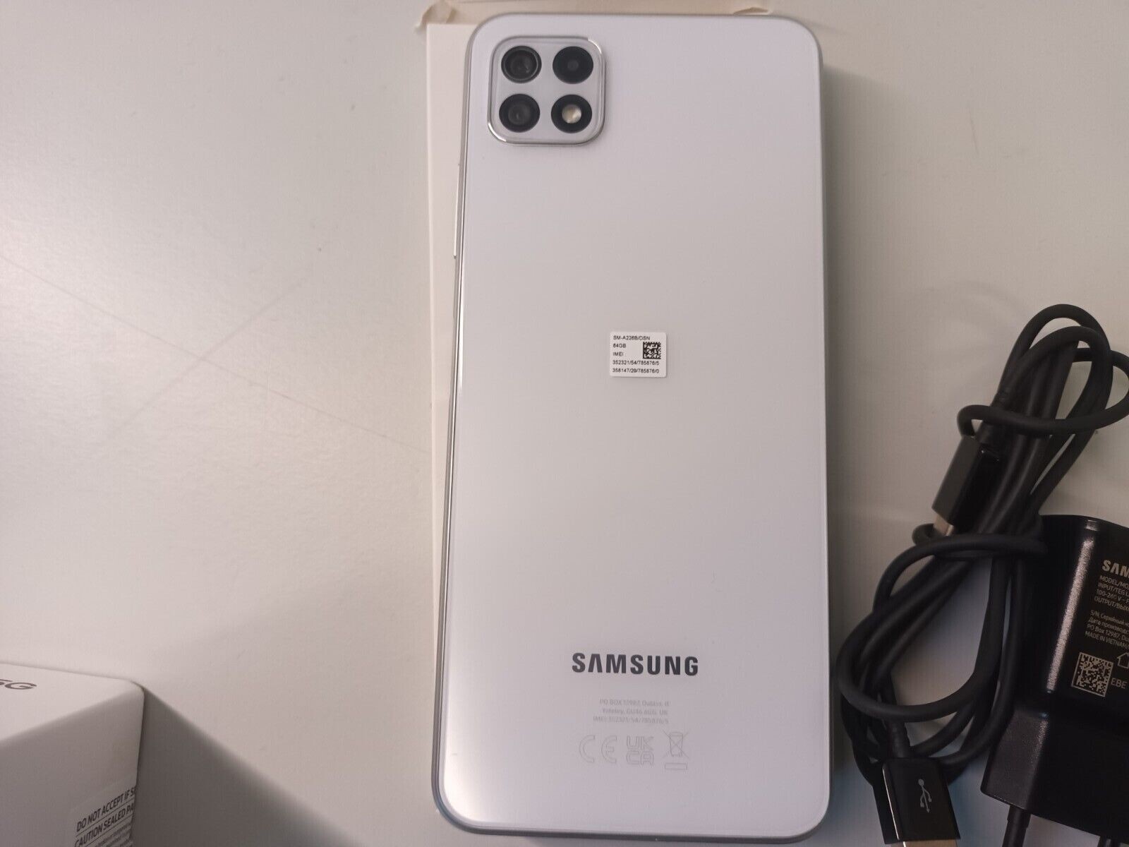 Samsung A22 5g Kaufen Ohne Vertrag Samsung Galaxy A22 5G SM-A226B/DS - 64GB - Weiss (ohne Simlock, Dual