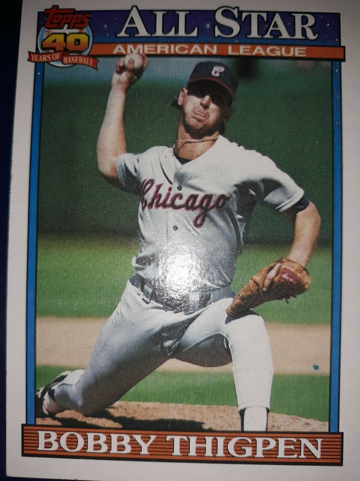 Bobby Thigpen all star Baseball Cards eBay