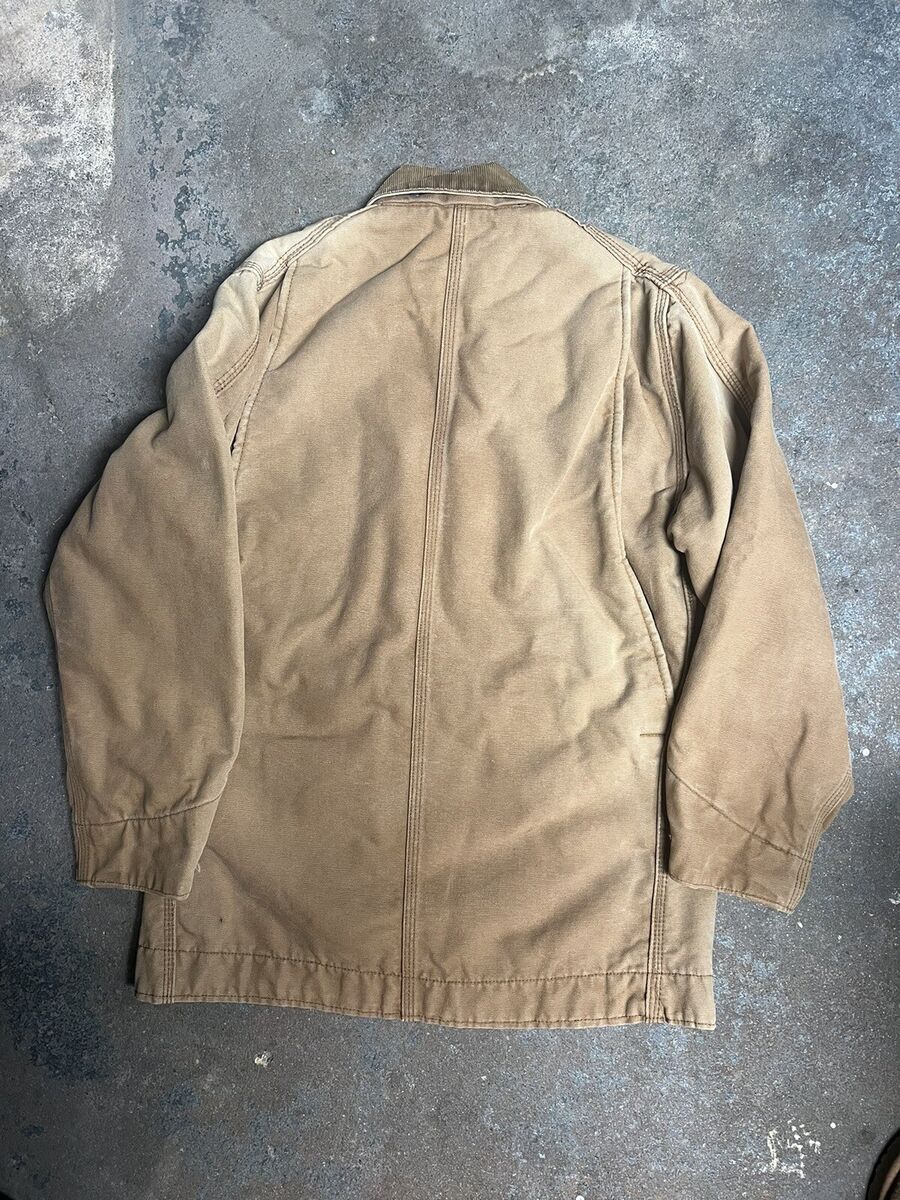 Carhartt Mens 36 Chore Coat Blanket Lined Canvas Vintage 80s Carhartt Mens 36 Chore Coat Blanket Lined Canvas Vintage 80s