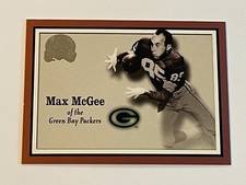2000 Fleer Greats of Game Football #90 - Max McGee - Green Bay Packers