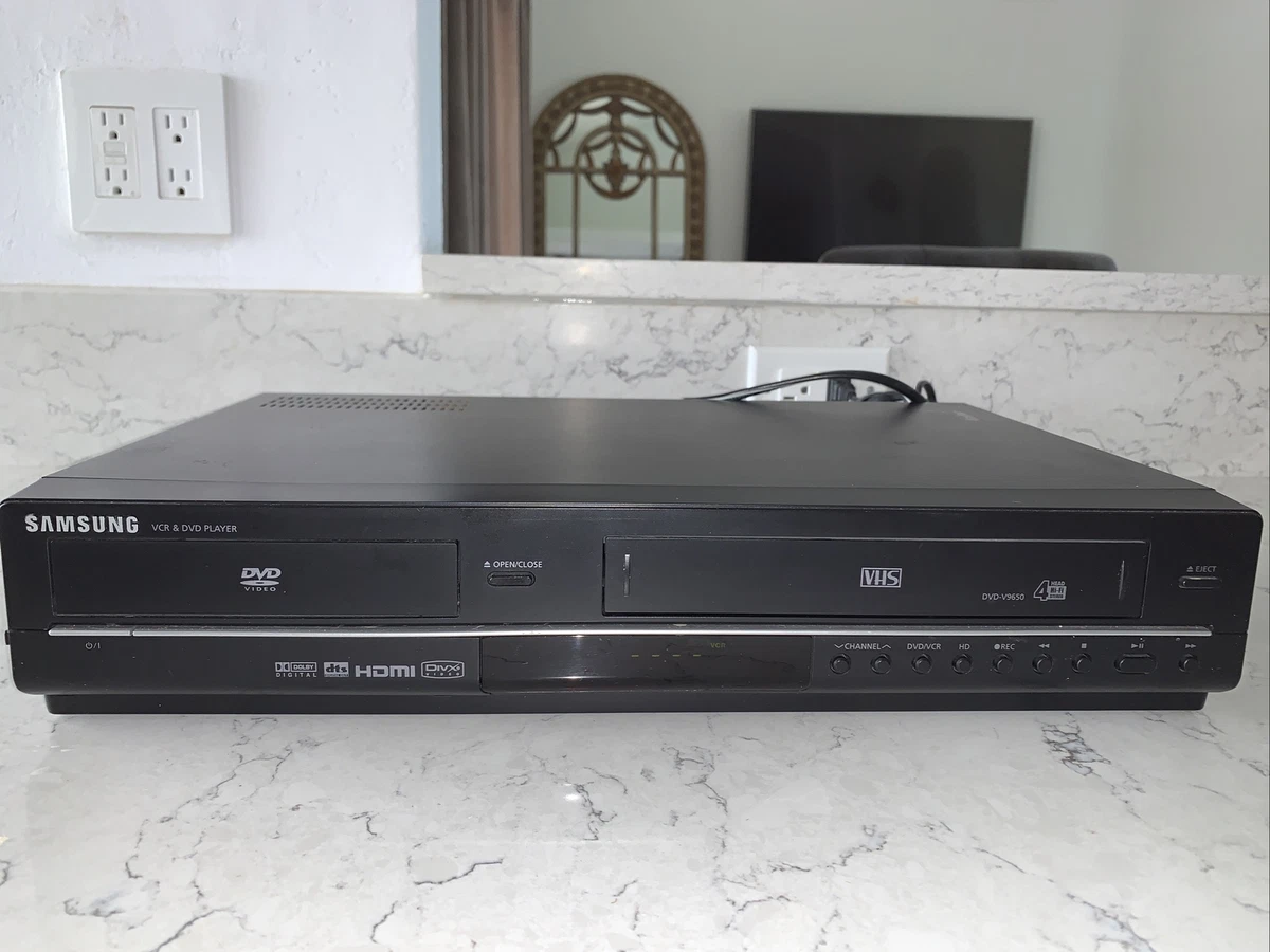 Samsung DVDV9650 HDMI DVD VCR Combo 4 Head HiFi Stereo VHS PlayerNo