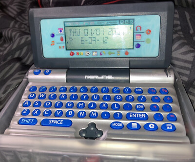   Merlin 2 Electronic Handheld Travel Game &PDA Vtg NoS NiB Calendar Calculator
