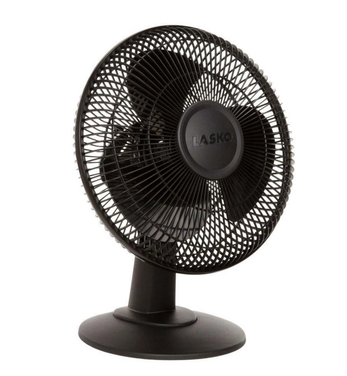 Lasko 12 Inch Adjustable Air Oscillating Desk Table Fan, 3 Speed Portable  Black | eBay
