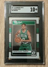 Jayson Tatum 2017-18 Panini Donruss Optic The Rookies #3 PSA 10 Rookie Gem Mint