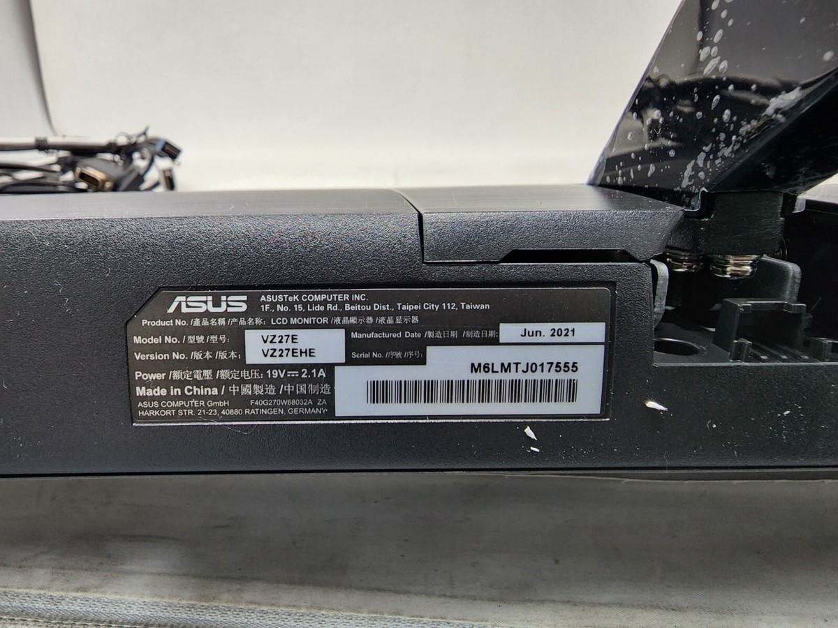 Asus VZ27EHE 27 Asus VZ27EHE 27