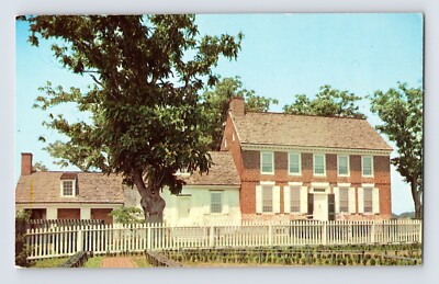 Postcard Delaware Dover DE John Dickson Mansion Residence 1960s Unposted Chrome
