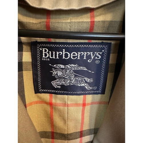 Burberrys Vintage Trench Coat Classic Double Breasted Belted Longline Jacket 4P - Picture 2 of 15