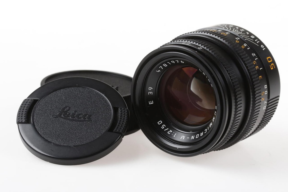 Leica ライカ SUMMICRON-M 50mm F2 4th 6bit Leica Summicron-M 50mm f/2 M-Mount Lens in Black