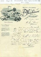 Dépt 52 - Chaumont Moulin Neuf - Très Belle Entête d'une Minoterie du 04/06/1903