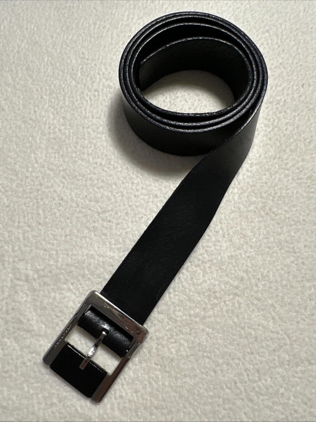 Cintura in vera pelle nera Burberry. Misura 90 cm 36 pollici