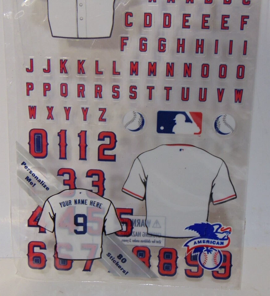Calcomanías adhesivas de los Angeles Angels letra 80 coche camión con licencia de Los Ángeles desmontables MLB Foto 3 de 4