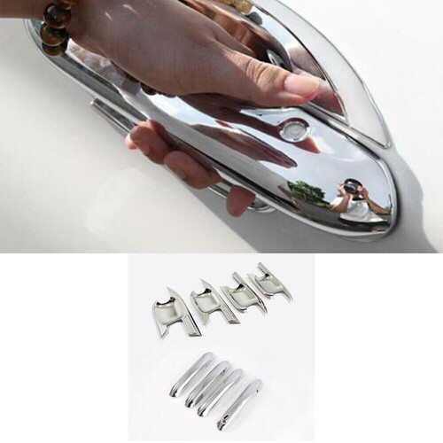 For Ford Explorer 2020-23 ABS Chrome Side Door Handle Bowl Molding Cover Trim 8P - Picture 4 of 6