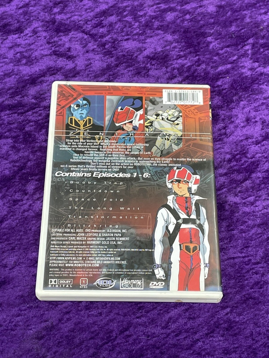 Robotech - Vol. 1: The Macross Saga - First Contact (DVD, 2001