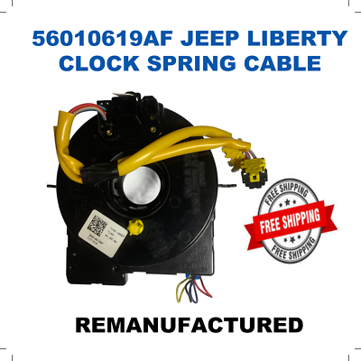 ✓GPU Pt# 56010619AF 2007 JEEP LIBERTY SPORT CLOCK SPRING Centered