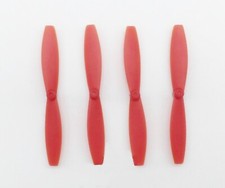 Propellers Props Replacement 4PCs Fits Rc Parrot Mini drones Rolling Spider Red
