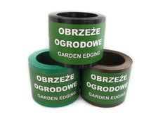 SALE !!!  GARDEN EDGING FLEXIBLE BORDER STRIP ROLL GRASS LAWN PATH EDGE NO PEGS