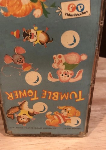 Fisher Price Tumble Tower Vintage 1971 Marble Maze With Sand Timer - Picture 12 of 24