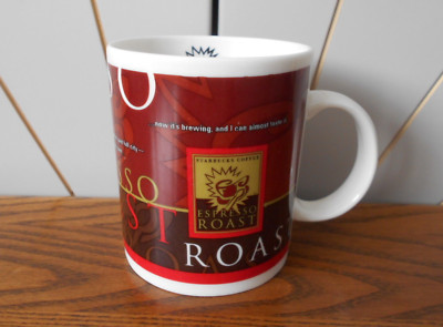 ESPRESSO ROAST großer Porzellan Kaffeebecher STARBUCKS COFFEE COMPANY 1998