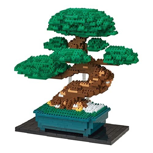 Nano-block Bonsai Matsu Deluxe Edition NB-039 from Japan new free shipping - Picture 21 of 24