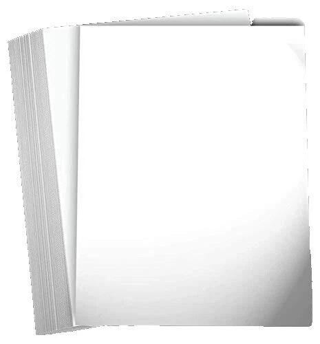 Белый глянцевый картон для скрапбукинга