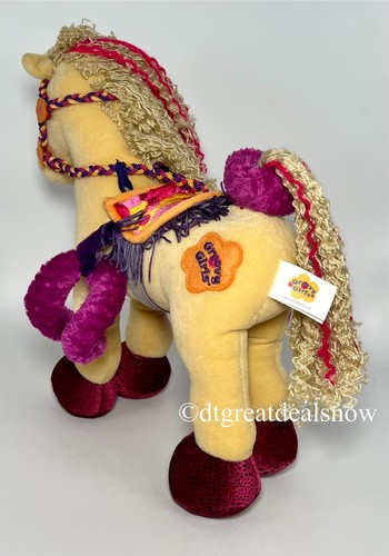 Groovy Girls Horse 13" Calypso Callie Horse Bendable Legs Yellow Plush 2001 - Picture 5 of 9