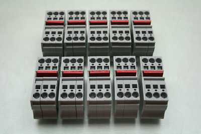 10 Phoenix Contact ST-6 Din Mount Feed Through Terminal Blocks 3 Pos Grey 600V