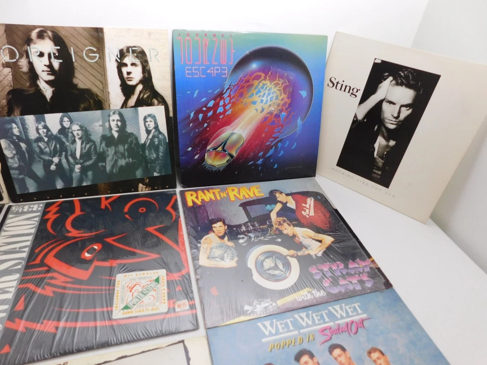 1980s Progressive Rock Vinyl Record LP Collection x17 Sting Journey Foreigner — 第 4/4 张图片
